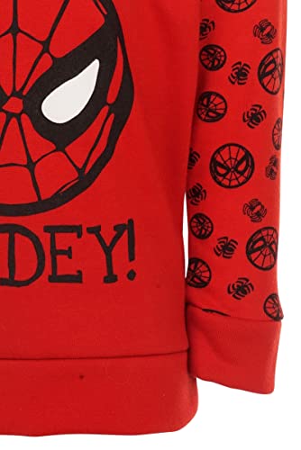 Marvel Avengers Spider-Man Toddler Boys Pullover Hoodie & Jogger Pants Red 5T
