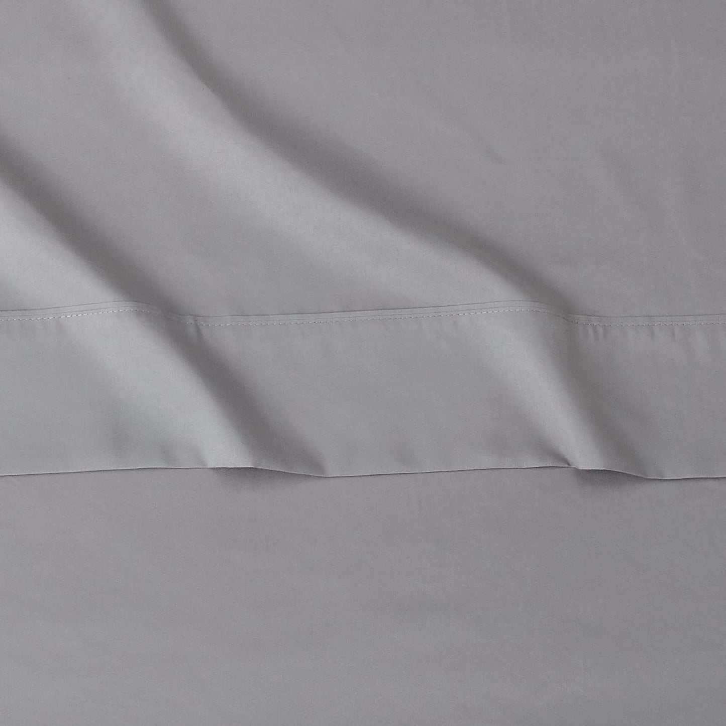 Amazon Basics Lightweight Super Soft Easy Care Microfiber 4-Piece Bed Sheet Set with 14-Inch Deep Pockets, King, Dark Gray, Solid - Pack of 4