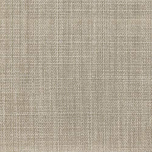 Amazon Basics Upholstered Tufted Storage Round Ottoman Footstool, Burlap Beige, 20"W x 20"D x 17"H