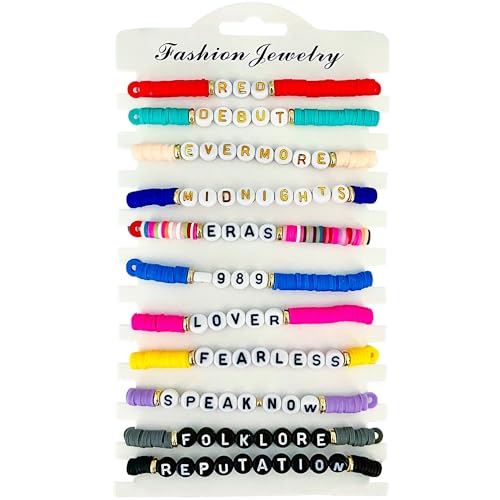 Friendship bracelets11Pcs Inspiration Bracelet 1989 Music Time Bracelet Party Bracelet