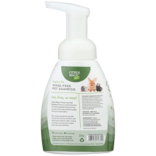 Citrus Magic Pet Foaming Pet Cleanser, 8-Fluid Ounce