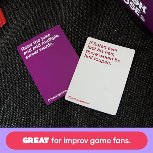 WHAT DO YOU MEME? Live Laugh Lose - The Party Game Where You Compete to Make Corny Jokes Funny