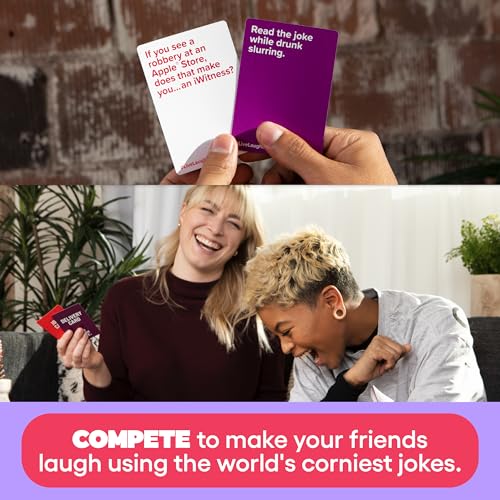 WHAT DO YOU MEME? Live Laugh Lose - The Party Game Where You Compete to Make Corny Jokes Funny