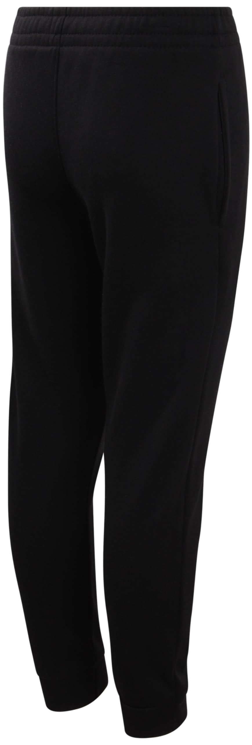 New Balance Boys' Sweatsuit Set - 2 Piece Fleece Pullover Hoodie Sweatshirt and Sweatpants (8-12), Size 12, Bright White Black