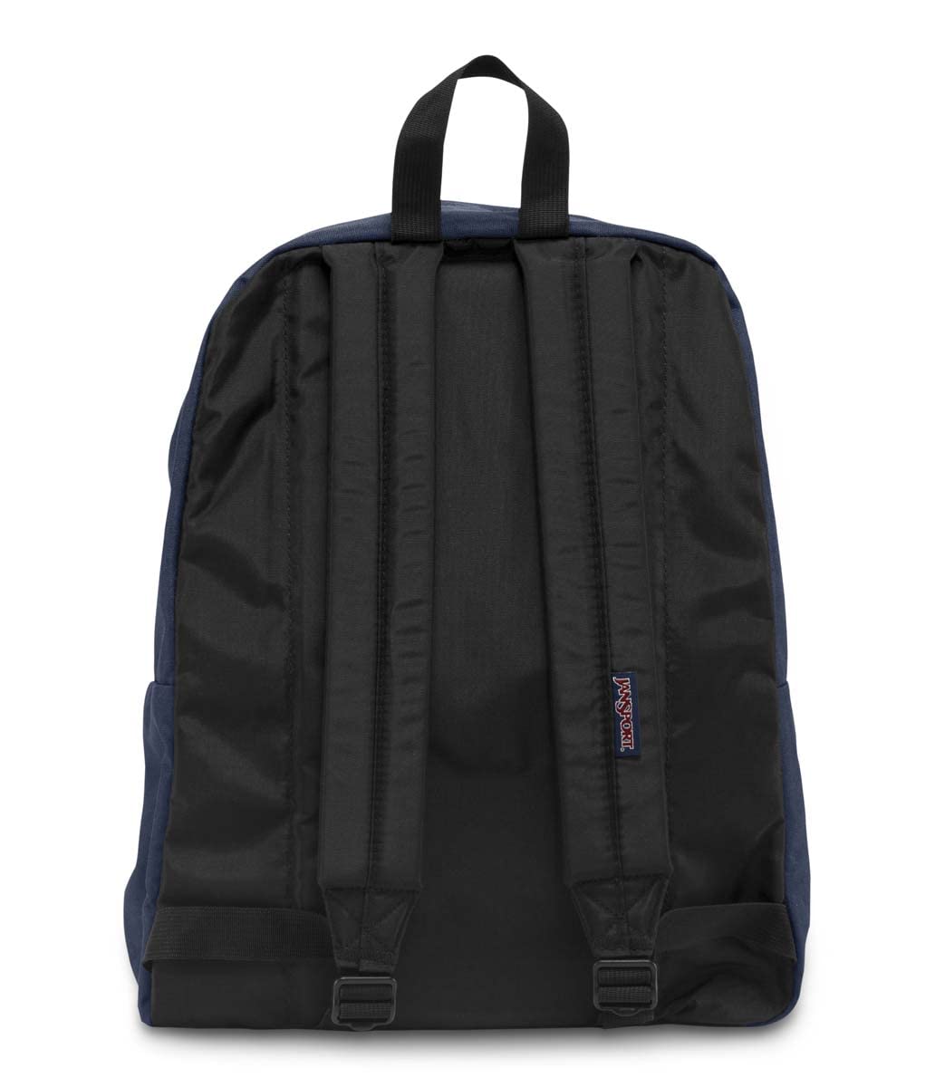 JanSport SuperBreak One Backpack Navy - Durable, Lightweight Bookbag with 1 Main Compartment, Front Utility Pocket with Built-in Organizer - Premium Backpack