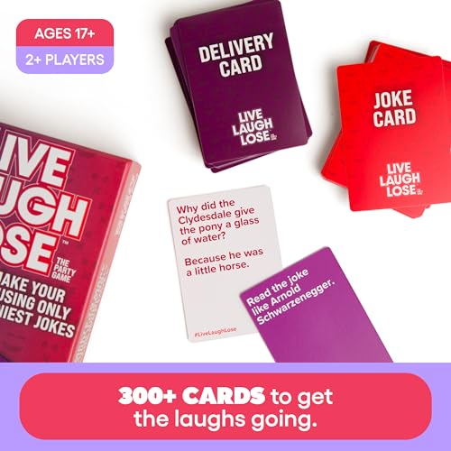 WHAT DO YOU MEME? Live Laugh Lose - The Party Game Where You Compete to Make Corny Jokes Funny