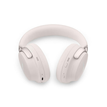 Bose NEW QuietComfort Ultra Wireless Noise Cancelling Headphones with Spatial Audio, Over-the-Ear Headphones with Mic, Up to 24 Hours of Battery Life, White Smoke