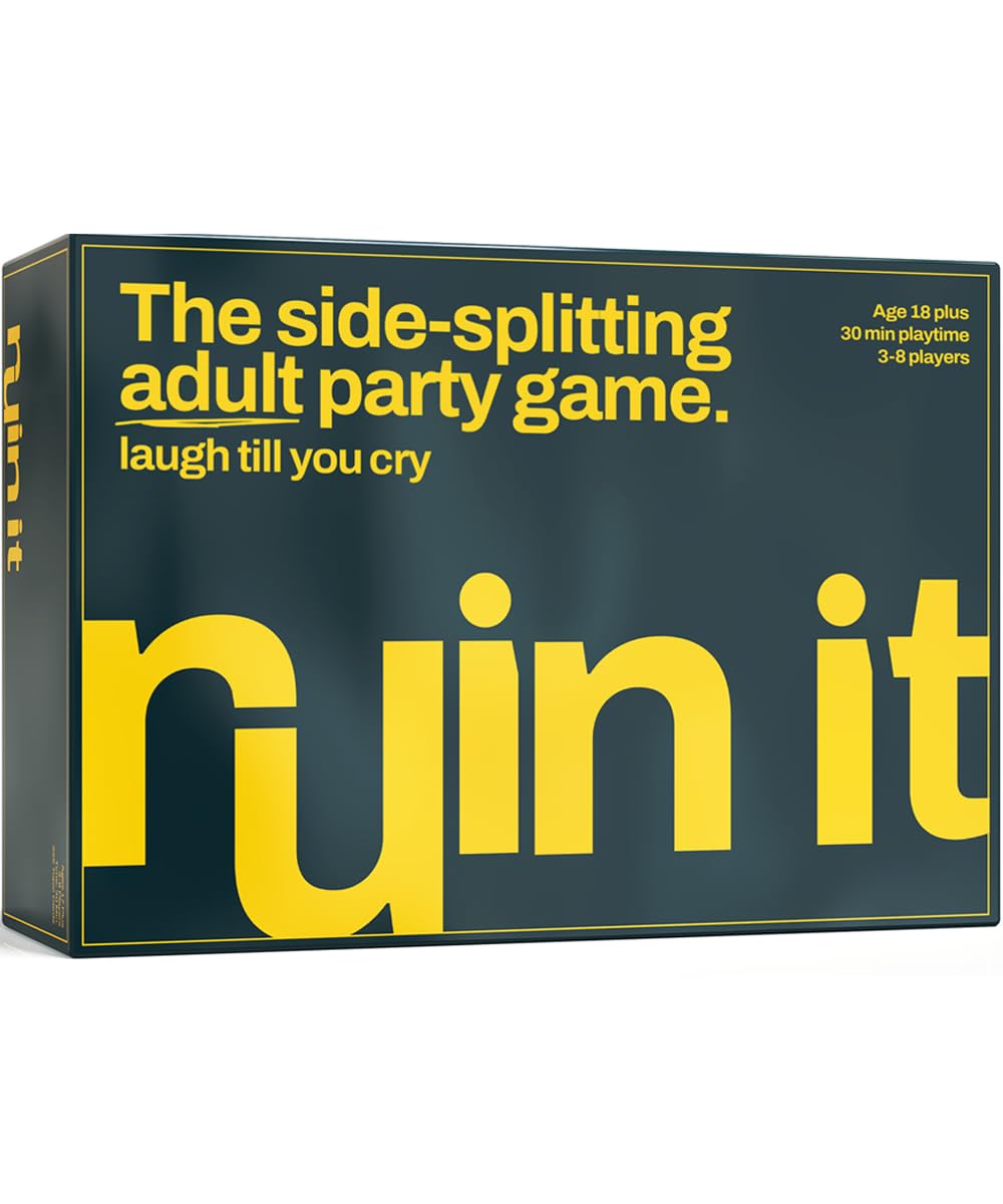 Ruin It - Adult Party Games- Party Games for Adults - Party Games- Fun Board Game for Adults - Game Night Games - Fun Game for Group Game Night Ages 18 + (3-8 Players)