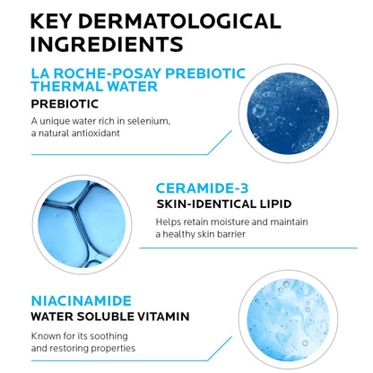 La Roche-Posay Toleriane Hydrating Gentle Face Cleanser, Daily Facial Cleanser with Niacinamide and Ceramides for Sensitive Skin, Moisturizing Face Wash for Normal to Dry Skin, Fragrance Free