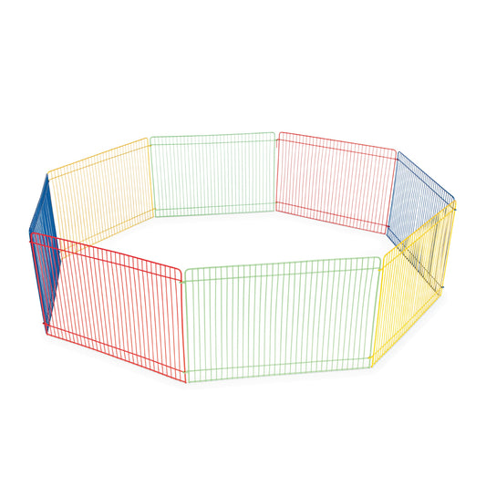 Prevue Pet Products Multi-Color Small Pet Playpen 40090,13x35.87x8.67 inch